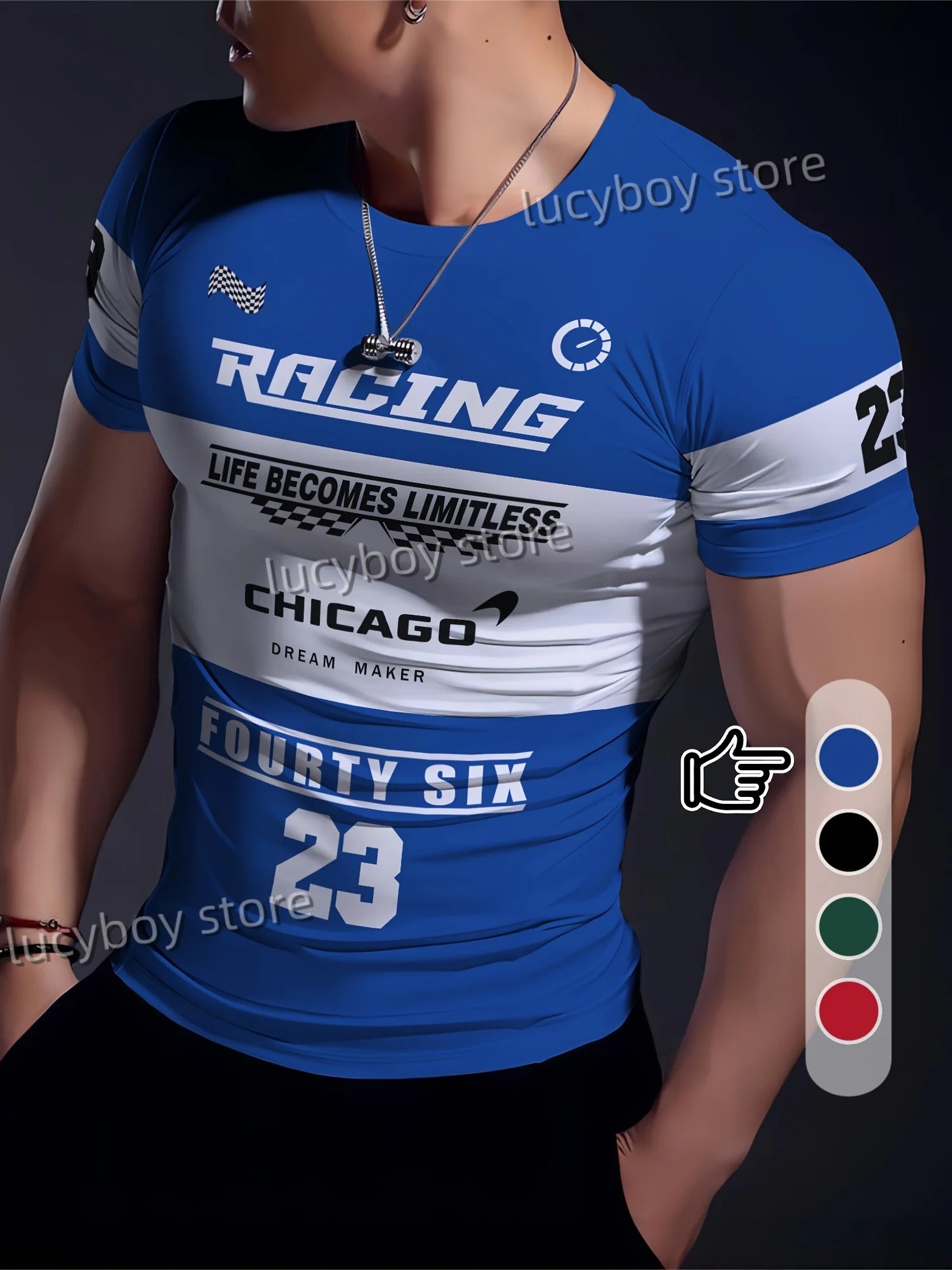 Camiseta de entrenamiento muscular para gimnasio para hombre, camisetas de manga corta con estampado de carreras, camisetas de secado rápido para correr, ropa de gran tamaño para hombre
