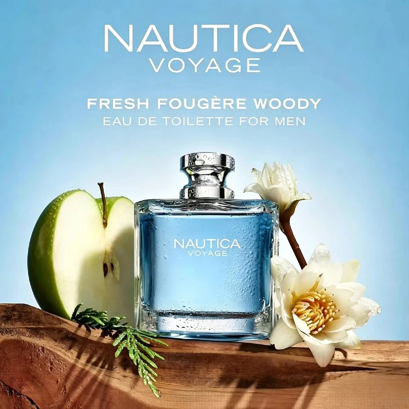 100ML Nautica Voyage Eau De Toilette Para Hombre, Aroma Frutal Fresco y Romántico Para Hombre, Perfume EDP Eau De Toilette Para Hombre