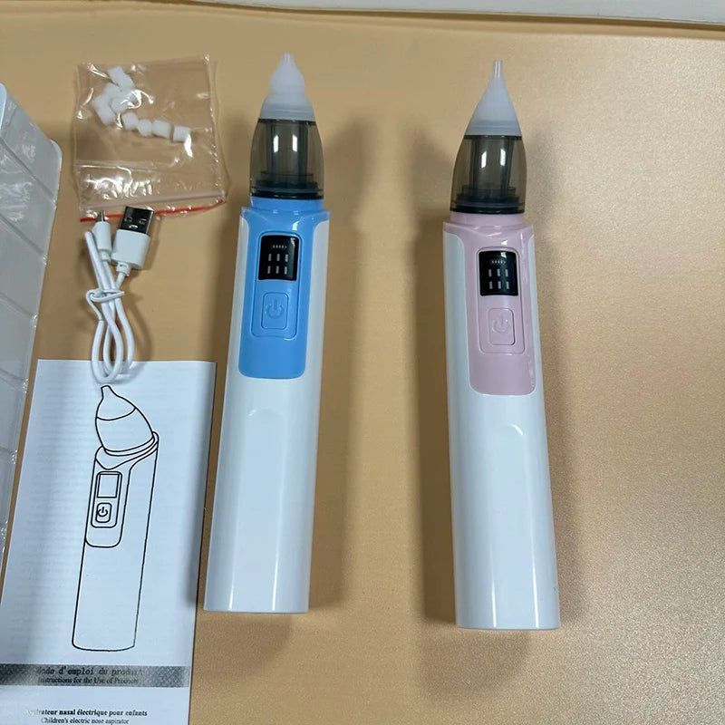 Aspirador Nasal eléctrico para bebé, nuevo patrón, versión de carga, aspirador Nasal para bebé recién nacido, succión, previene la congestión Nasal, 2025