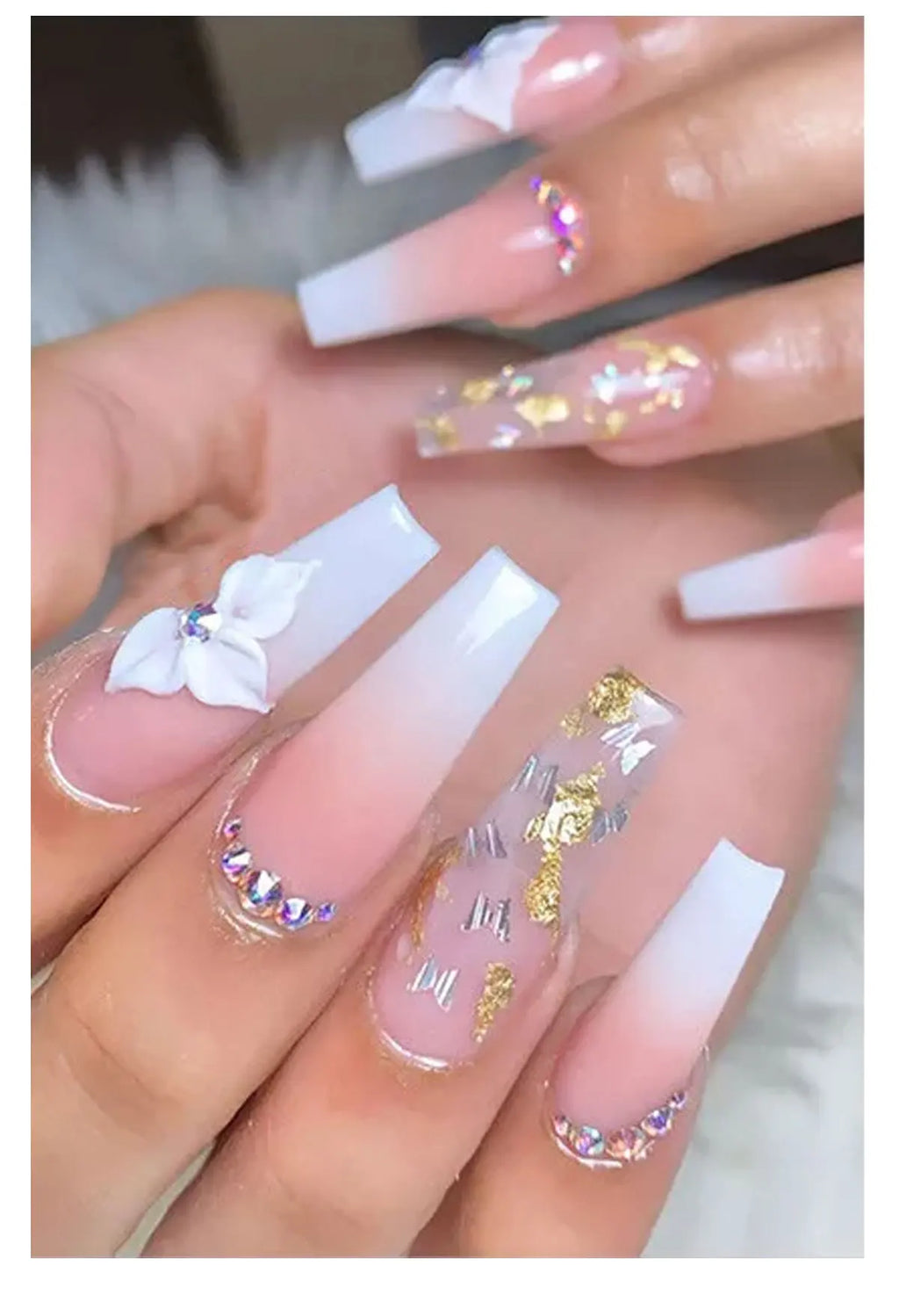 LIMEGIRL-polvo acrílico para uñas, 5 colores, profesional, rosa, claro, blanco, polímero desnudo para extensión de uñas, polvo fino de calidad para salón