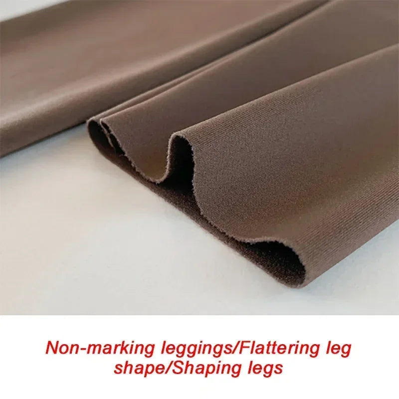 M-XL pantalones de tiburón para mujer, mallas finas de cintura alta para levantar el vientre y la cadera, mallas negras para pies pequeños, primavera Otoño Invierno