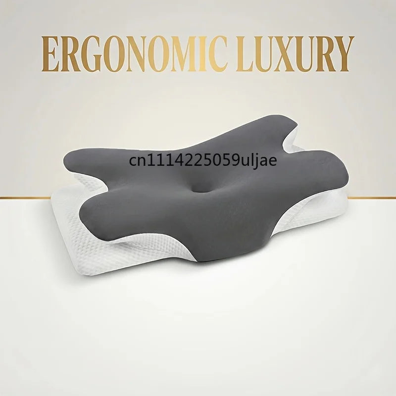 Almohada Ergonómica para el Cuello 2026 |   Transpirable |   Soporte Cervical, Diseño |   Para Dormir Boca Arriba y de Lado |   Padres y Ancianos