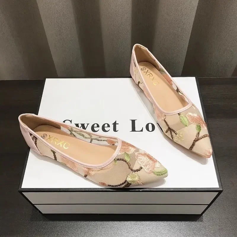 Calzado de mujer de moda de alta calidad, zapatos planos informales antideslizantes para mujer, tendencia 20225, zapato de promoción joven, marca de lujo