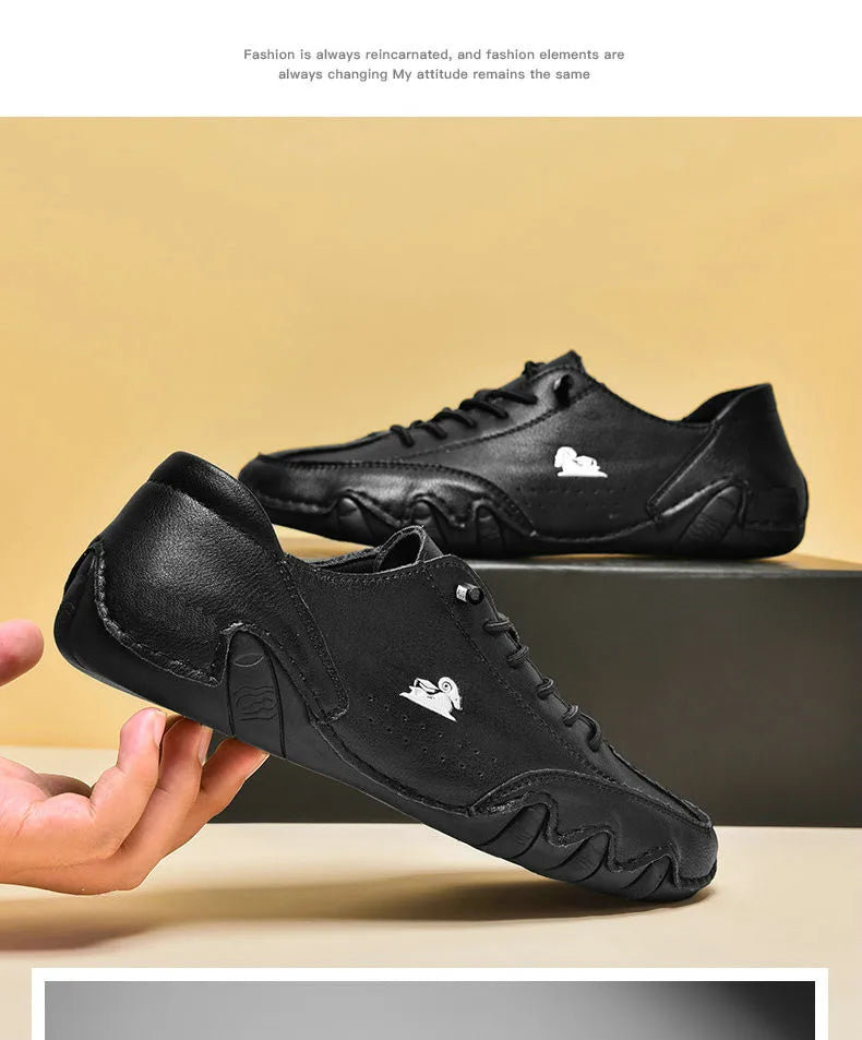 Zapatos de hombre para las cuatro estaciones, nuevos zapatos informales de talla grande, zapatos transpirables de suela suave a la moda para exteriores, zapatos deportivos para caminar para hombre