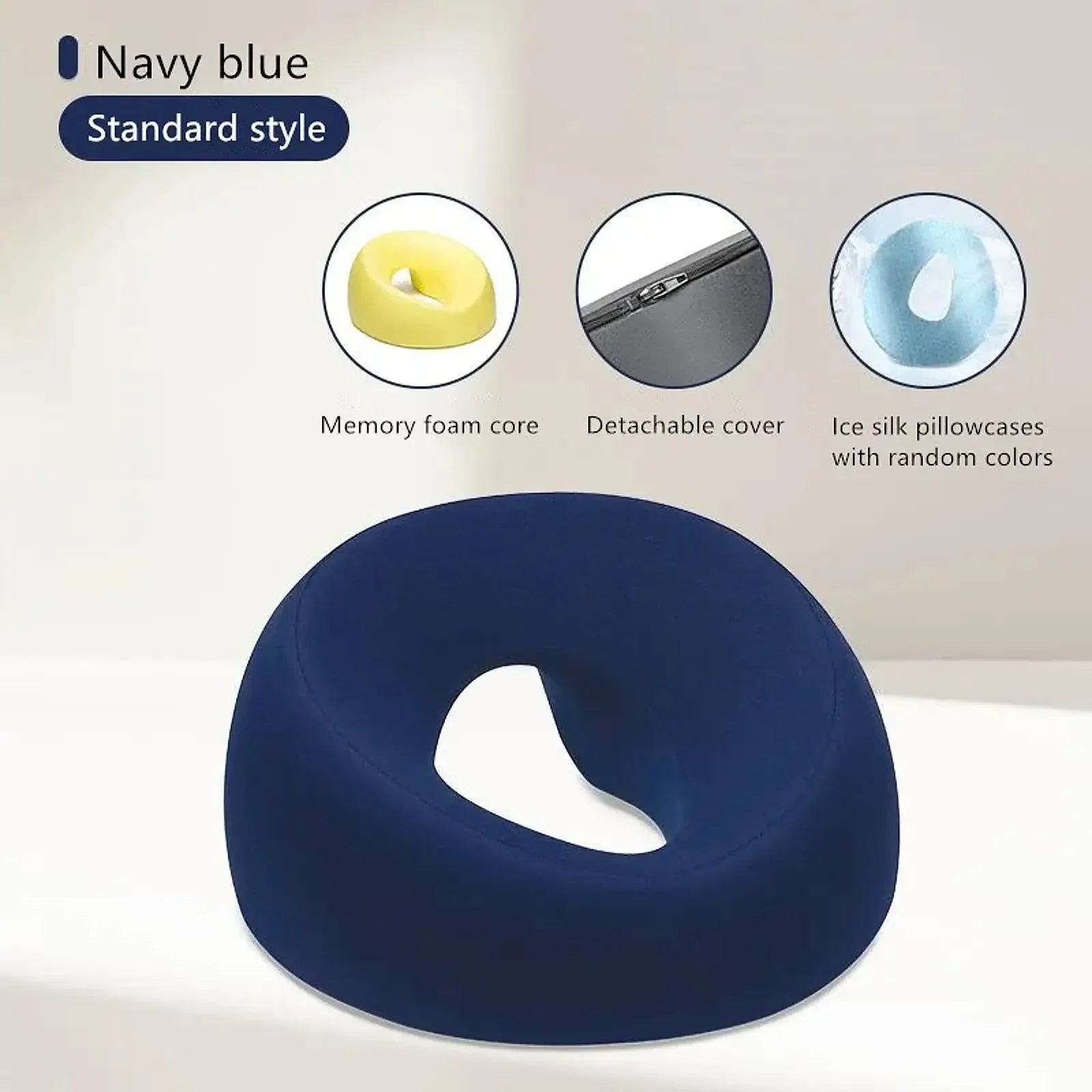 Almohada para la cara hacia abajo, almohada para la siesta de escritorio, comodidad de descanso propensa, espuma viscoelástica, ergonómica, reposacabezas de masaje para el hogar para salón de belleza