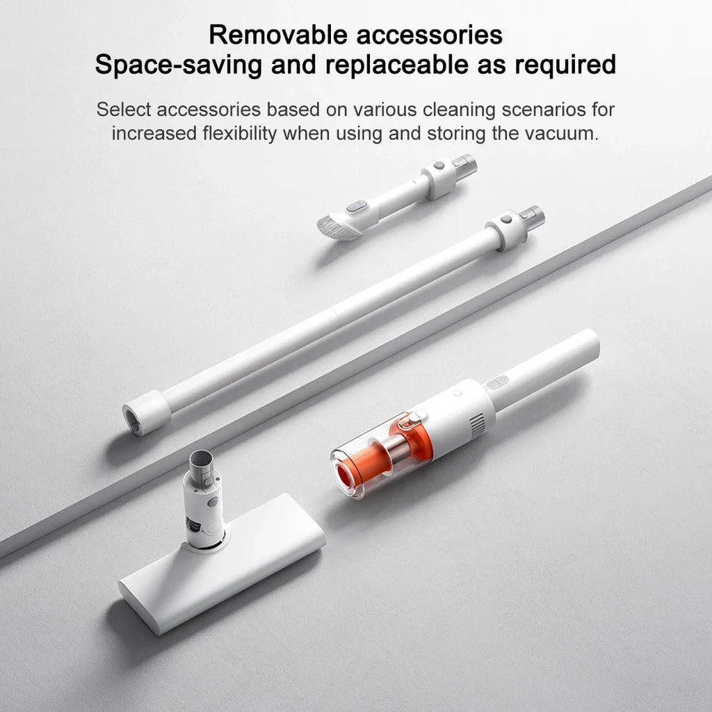 Aspiradora Ligera MIJIA, 22,000 Pa de Succión, 2 Modos de Limpieza, Accesorios Lavables, Tipo-C, 40 Minutos de Autonomía, Versión China
