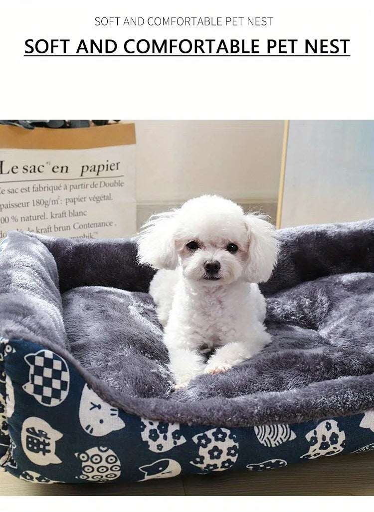 Cama para perros, cojín para sofá, suministros para mascotas de temporada, suministros suaves y cómodos, camas para gatos grandes, medianas y pequeñas para el hogar