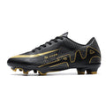 Botas de Fútbol Profesionales FG/TF para Hombre, Tacos Largos para Césped, Transpirables, Ligeras y Cómodas para Entrenamiento