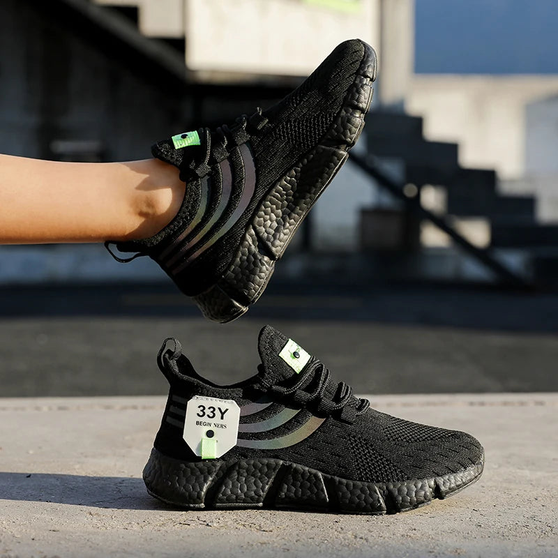 Zapatillas de deporte para hombre, zapatos informales clásicos transpirables, zapatillas de Tenis para hombre, novedad de 2024, zapatos cómodos de malla para exteriores para hombre, Tenis Masculino