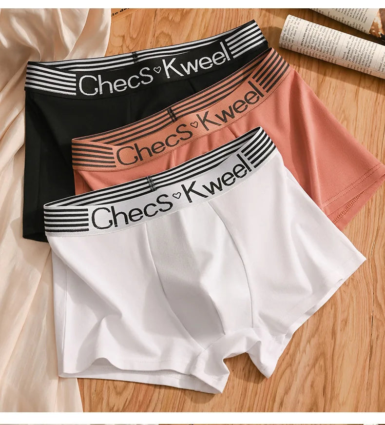 Bóxer de algodón para hombre, ropa interior Sexy, calzoncillos cómodos y suaves, lencería convexa en U de talla grande, 1 piezas