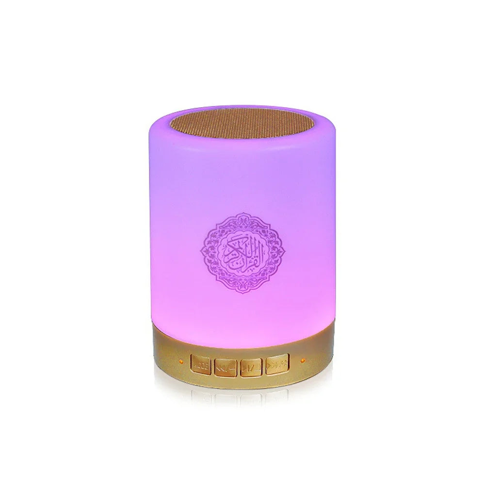 Azan-luz nocturna musulmana, Corán, portátil, inalámbrico, Caixa De Som, Altavoz Bluetooth, caja De sonido De música, lámpara sagrada Blutooth, Mini deflector