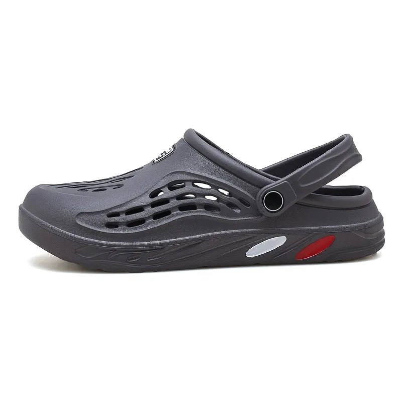 Sandalias al aire libre para hombres y mujeres Zuecos de verano Zapatillas EVA Tallas grandes 47 48 49 Zapatos de jardín para hombres Sandalias de playa Zuecos transpirables