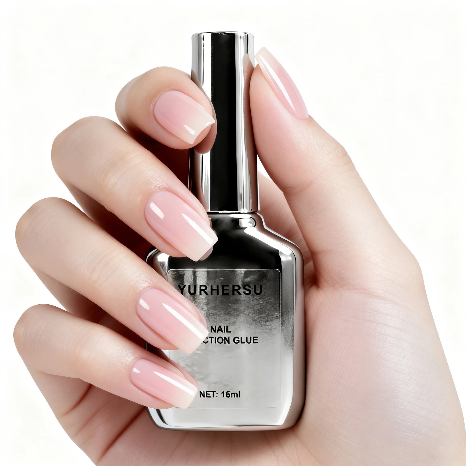 Pegamento para Uñas, Gel UV LED Super Fuerte para Extensión de Uñas Postizas, Adhesivo para Pedrería