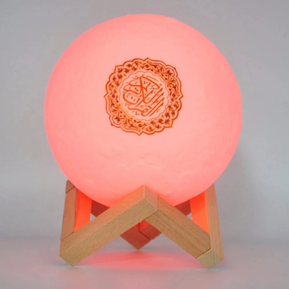 Azan-luz nocturna musulmana, Corán, portátil, inalámbrico, Caixa De Som, Altavoz Bluetooth, caja De sonido De música, lámpara sagrada Blutooth, Mini deflector