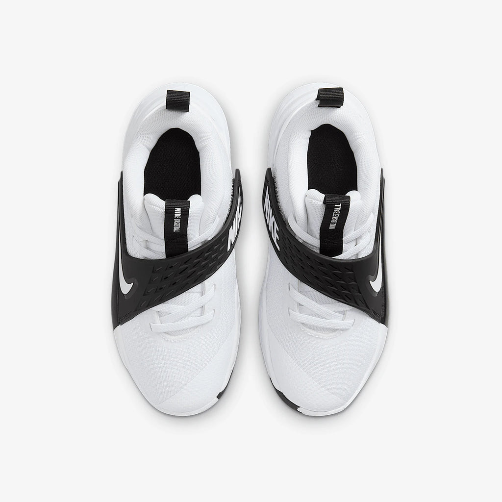 Zapatillas de baloncesto acolchadas Nike Authentic Team Hustle 12 para niños HF6280-101