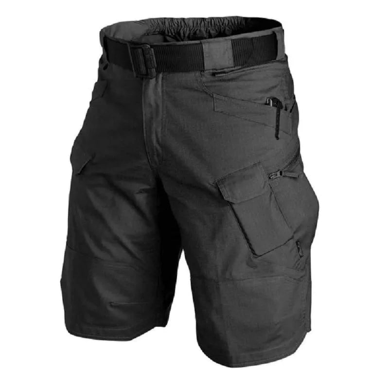 Pantalones cortos tácticos militares para hombre, pantalones cortos urbanos impermeables de senderismo, pantalones de campamento con múltiples bolsillos, talla grande, Verano