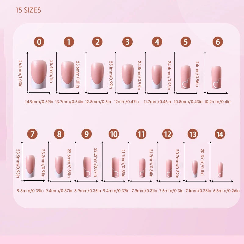 120 Uds. De uñas postizas francesas cuadradas medianas, colores Base marrón y rosa, puntas de uñas de Gel falsas mate aptas para mujeres y niñas, uñas postizas acrílicas