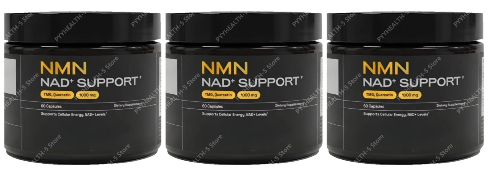 Suplemento de NMN en Cápsulas, 1000mg por Porción, Suplemento de NAD+, Apoya la Energía Cerebral, 60 Cápsulas