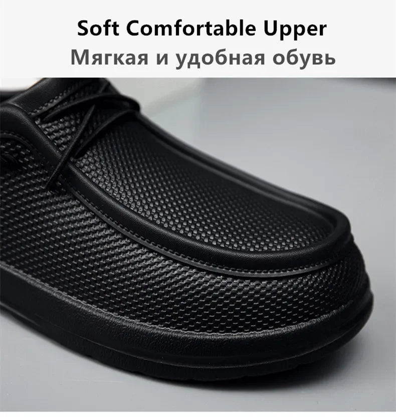 Zapatos de trabajo de cocina para hombre, zapatos de Chef impermeables antideslizantes, zapatos de trabajo informales a la moda para hombre, zapatos de agua para exteriores de talla grande 40-47