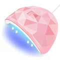 Lámpara LED para secador de uñas, 18 cuentas de lámpara UV para secado de esmalte de Gel, carga USB, equipo de manicura profesional