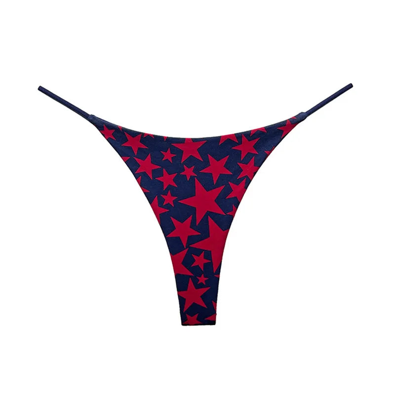 Bragas de algodón con estampado de leopardo para mujer, bragas sexis, Tanga de cintura baja, Bikini con espalda en T, ropa interior sin costuras, lencería femenina, talla S-XXL