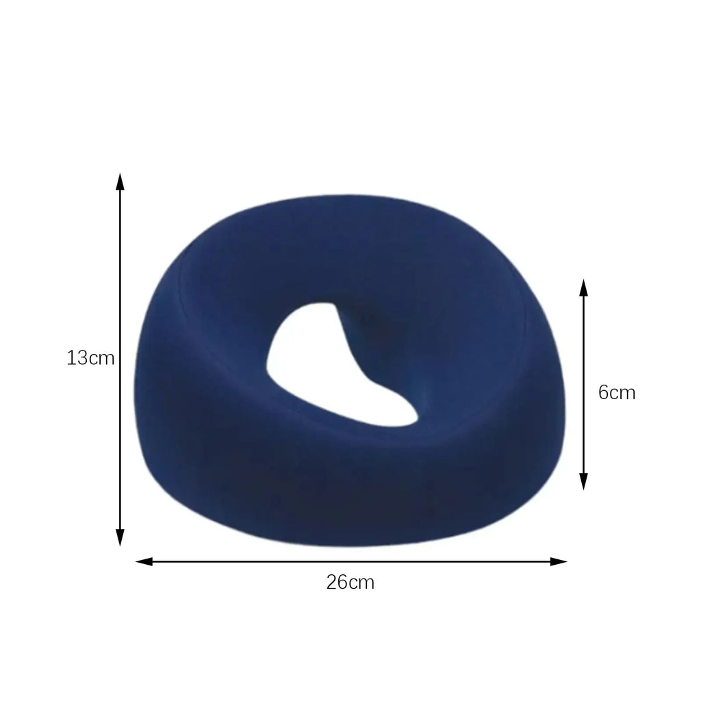 Almohada para la cara hacia abajo, almohada para la siesta de escritorio, comodidad de descanso propensa, espuma viscoelástica, ergonómica, reposacabezas de masaje para el hogar para salón de belleza