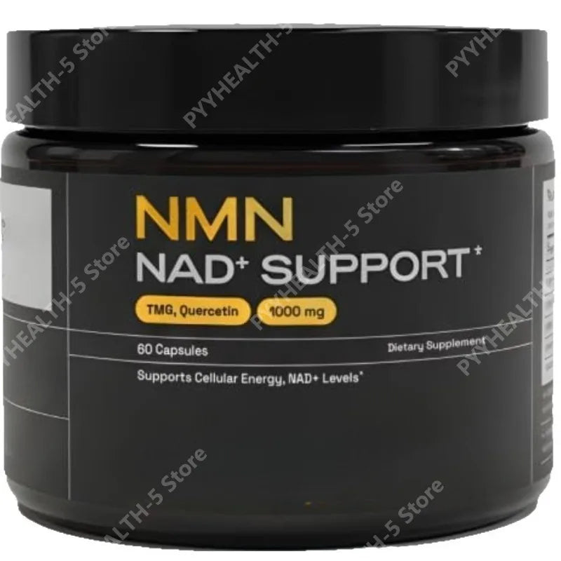 Suplemento de NMN en Cápsulas, 1000mg por Porción, Suplemento de NAD+, Apoya la Energía Cerebral, 60 Cápsulas