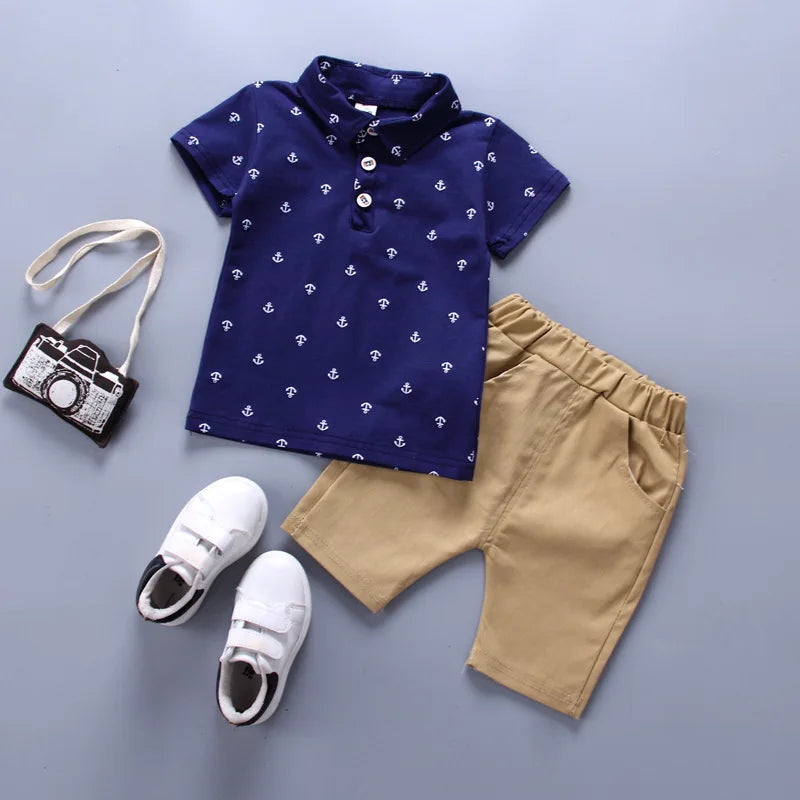 Conjuntos de ropa de verano para niños camiseta y pantalones cortos para niños 2 uds. traje deportivo para bebés de 1, 2, 3 y 4 años, ropa para niños