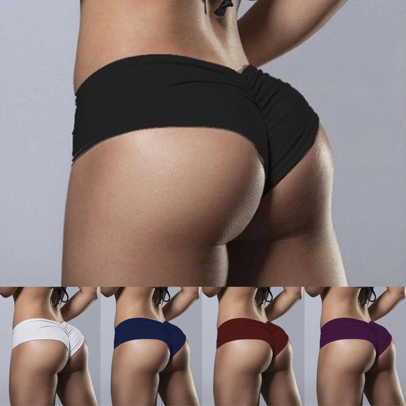 Calzoncillos de Yoga para mujer, pantalones cortos sexis para Fitness y bicicleta, ropa deportiva de entrenamiento a la moda con realce, Mini pantalones cortos deportivos para gimnasio para niñas Spodenki Damskie