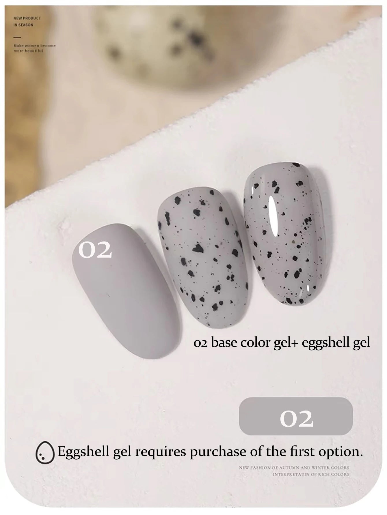 Esmalte de Uñas en Gel MIANEL Colorful Rock Slice, Amarillo Lechoso-Blanco Brillante, Crema Blanca, Efecto Leche Huhu Dopamina, 12ml, 1-6 Unidades