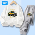 Conjuntos de camisetas y pantalones largos para niños, camisetas y pantalones de manga larga, conjuntos de 2 uds para niños, conjuntos geniales, ropa de moda para niños YYPK1