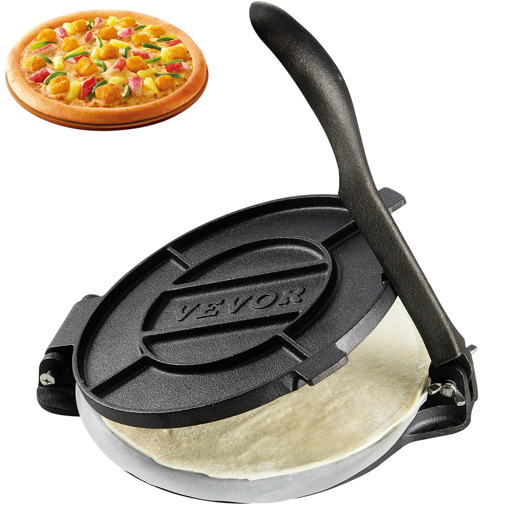 SucceBuy Tortilla PressCast Iron Heavy Duty Tortilladora Press Dough Maker para Tortilla de Harina