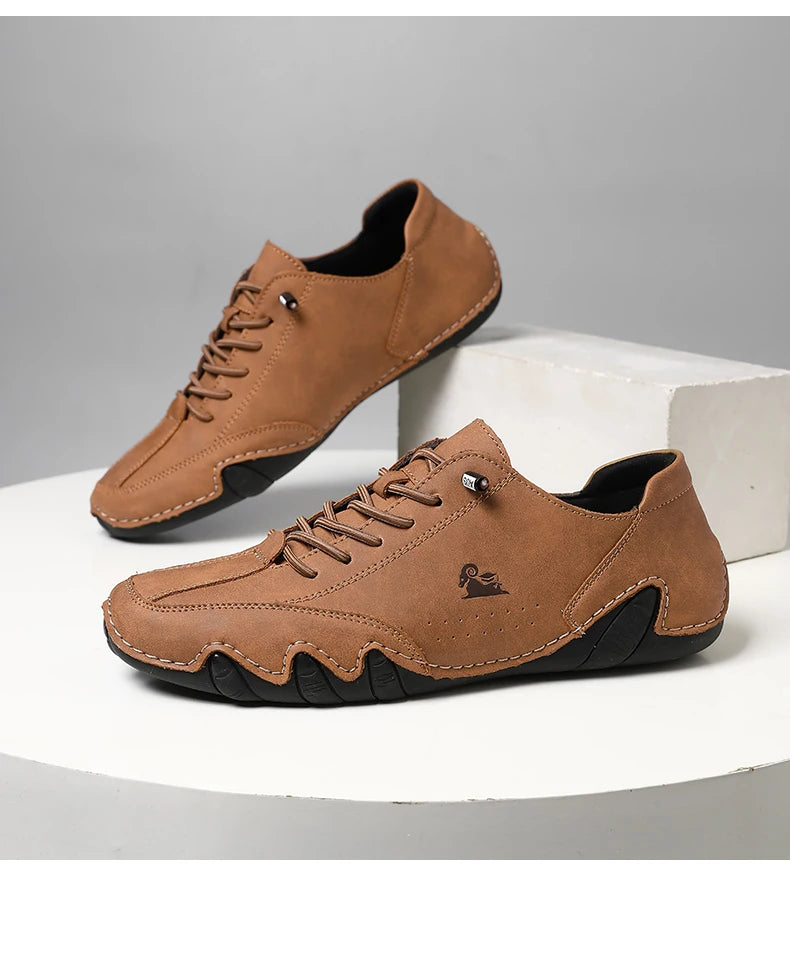 Zapatos de hombre para las cuatro estaciones, nuevos zapatos informales de talla grande, zapatos transpirables de suela suave a la moda para exteriores, zapatos deportivos para caminar para hombre