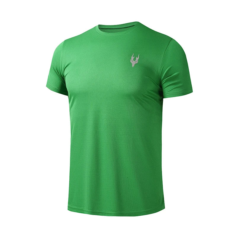 Camiseta para correr para hombre, camisetas deportivas de verano, camiseta, ropa de fútbol para hombre, camiseta de secado rápido, camiseta de entrenamiento para gimnasio y Fitness para hombre