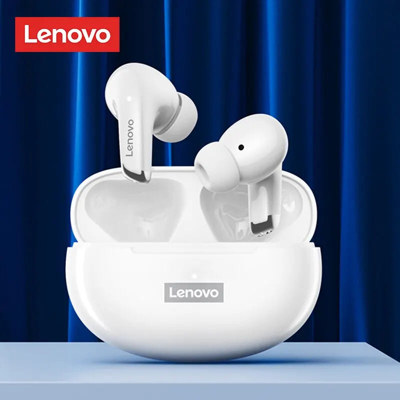 Choice Lenovo LP5 auriculares inalámbricos con Bluetooth, auriculares de música HiFi, Auriculares deportivos impermeables con micrófono, auriculares de negocios