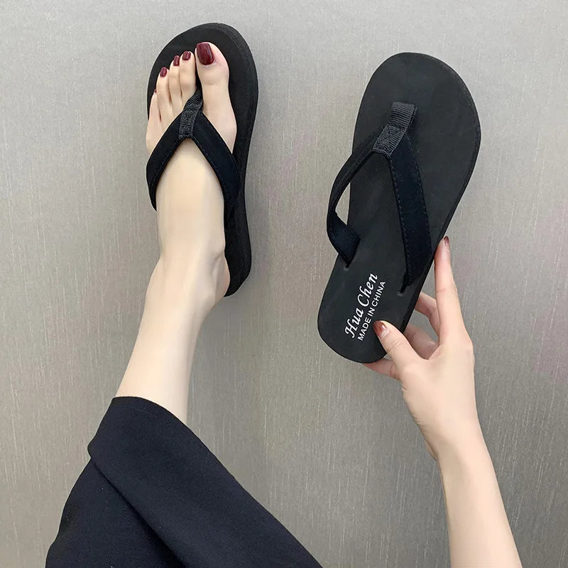 Sandalias planas de estilo étnico para Mujer, Chanclas de estilo bohemio, sandalias de playa