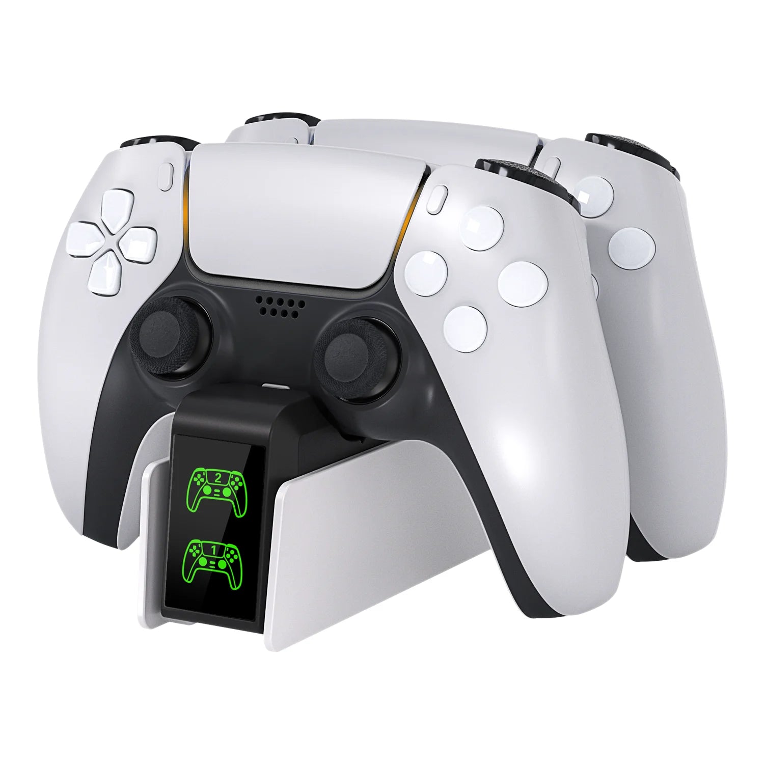 Para cargador de controlador PS5, estación de carga DualSense, soporte de cargador de base de carga Dual para controlador de juego inalámbrico PlayStation5