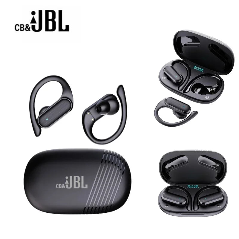 Para CB & JBL Bluetooth TWS auriculares inalámbricos A520 Auricles auriculares ganchos para las orejas juego auriculares deportivos Control táctil auriculares con micrófono