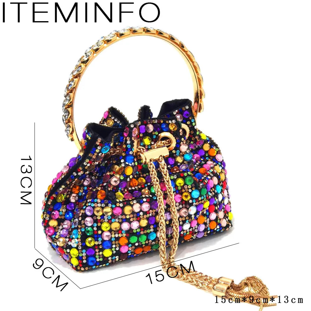 Sandalias con fondo de Muffin decoradas con cuentas para mujer, zapatos y bolso cómodos y versátiles, elegantes, a la moda, verano, 2023