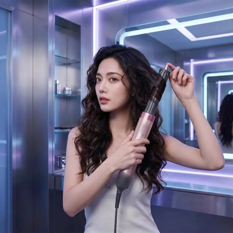 Secador de Pelo de Alta Velocidad 6 en 1, 150000 RPM, Secador Iónico con Difusor, Secado Rápido para Cabello Grueso y Rizado, Regalo para Mujeres