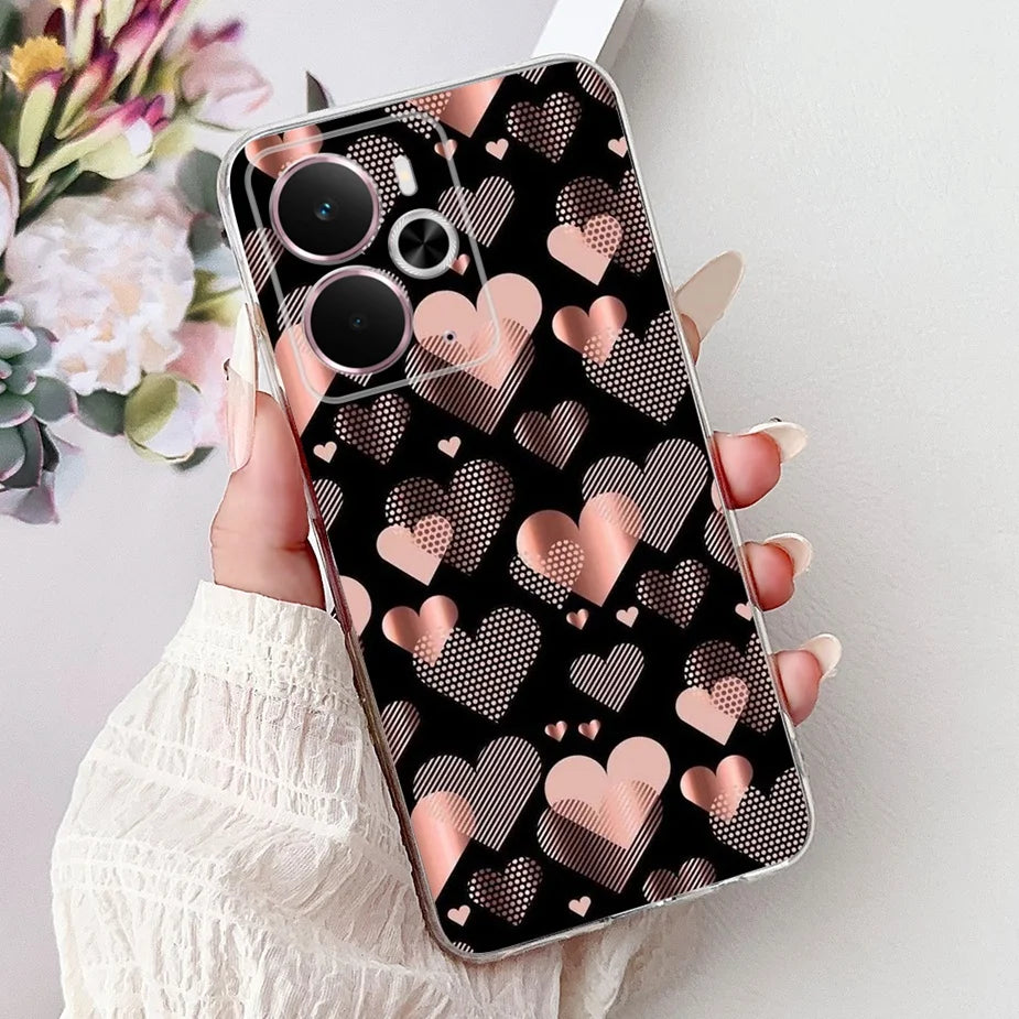 For Realme 14 5G Case Realme 14T RMX5078 New Luxury Painted Cover Soft Slim Phone Case For Realme 14X Realme14 T 5G Fundas Coque