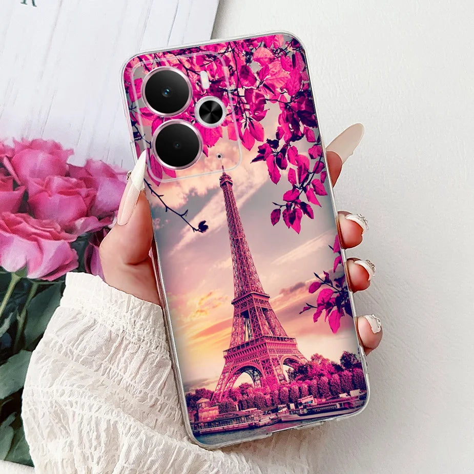 For Realme 14 5G Case Realme 14T RMX5078 New Luxury Painted Cover Soft Slim Phone Case For Realme 14X Realme14 T 5G Fundas Coque