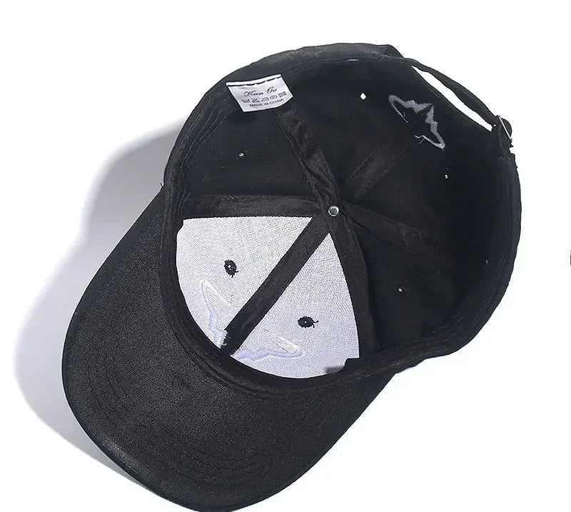 Gorras de béisbol con Cierre trasero bordado a la moda para hombres y mujeres, gorras de Hip Hop Kpop, sombrero de algodón para Golf, sombrero para papá, ropa de calle, sombreros divertidos deportivos