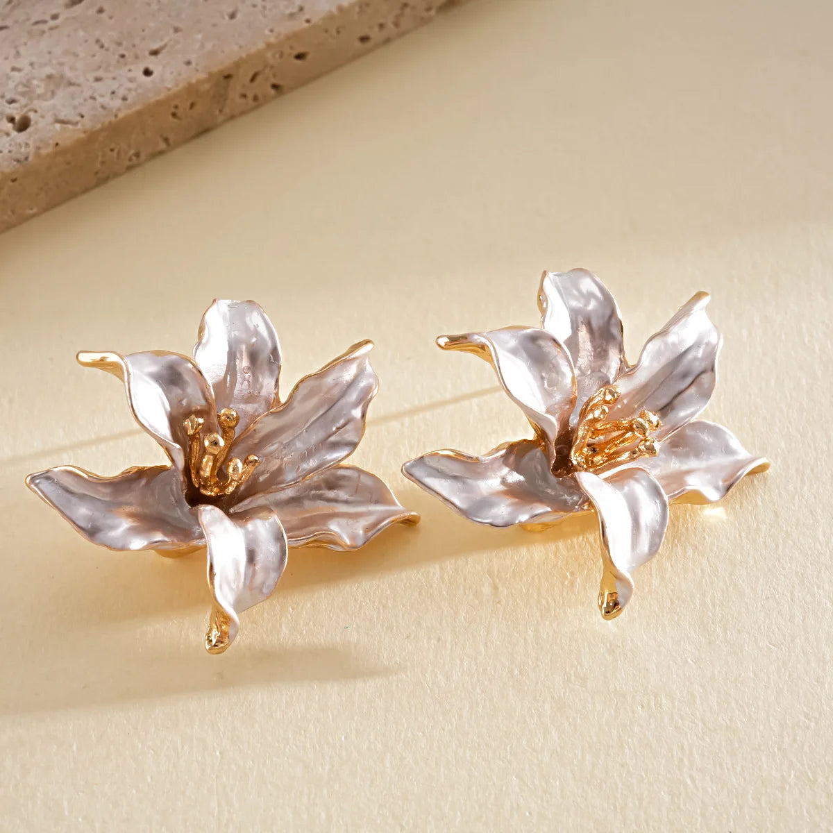 Pendientes de Aleación DIGADAGU con Diseño de Flor, Novedosos, Exagerados y Sencillos, Accesorios de Joyería para Fiesta para Mujer