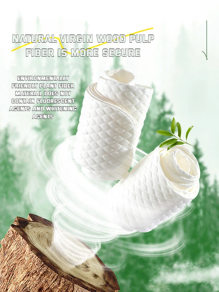 Nuevo 1/5/10 par/juegos plantillas desechables plantillas de pulpa de madera natural hombres y mujeres fino transpirable sudor suave cómodo almohadilla de zapato