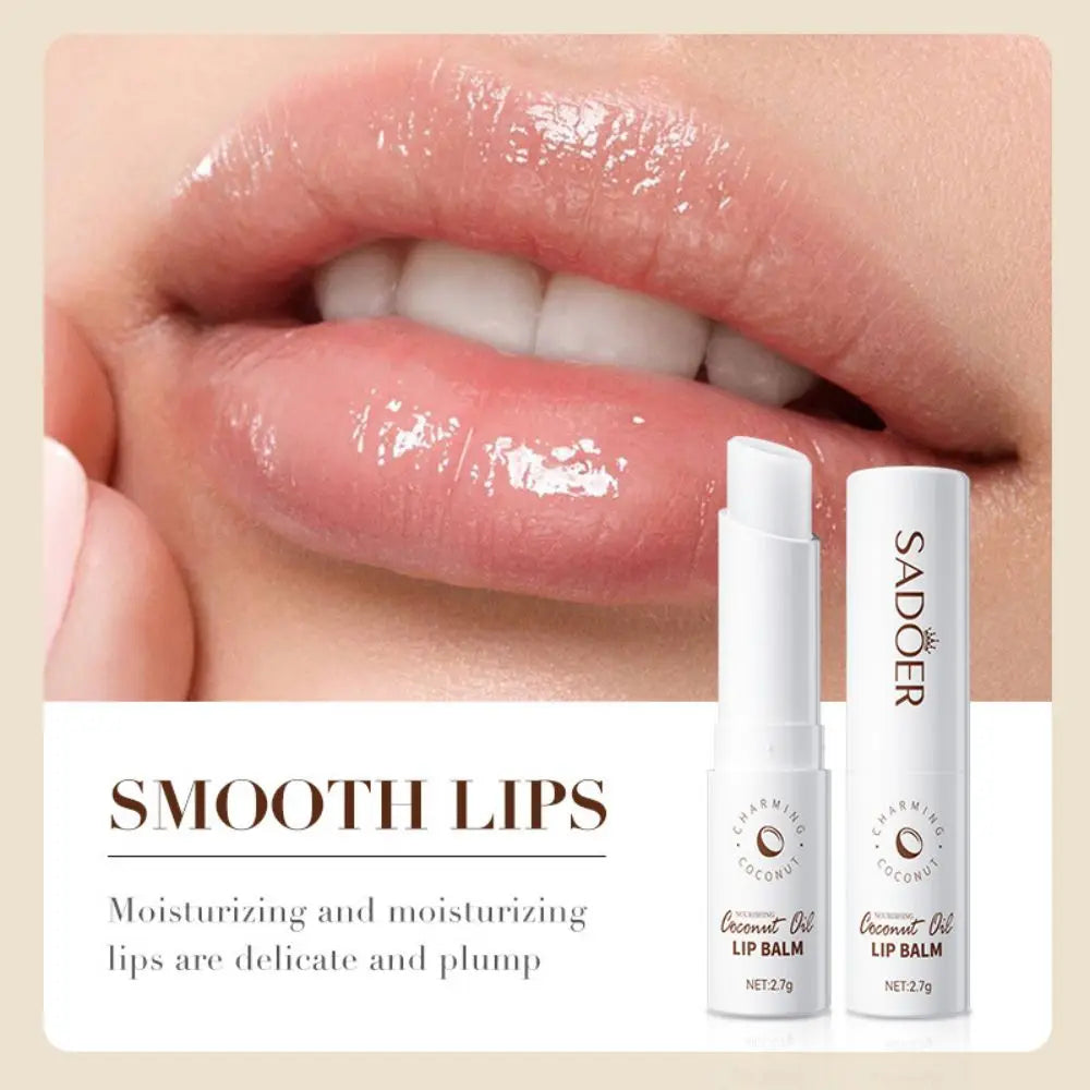 Bálsamo labial de coco - Nutrimento y humedad duraderos para hombres y mujeres - Bálsamo labial para el cuidado diario