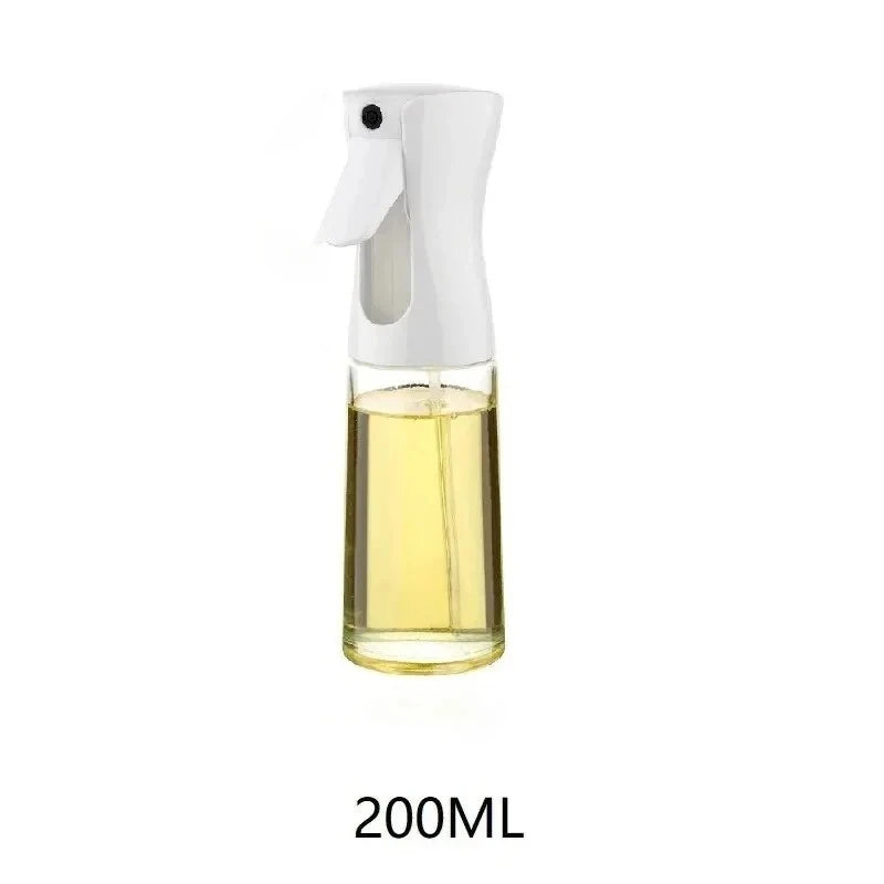 Rociador de Aceite para Cocinar de 200 ml - Dispensador de Aceite de Oliva en Aerosol - Botella Reutilizable de Grado Alimenticio para Aceite y Vinagre