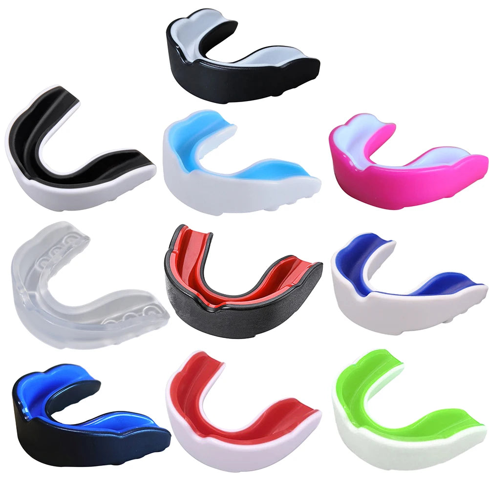 Protector bucal para boxeo, protector de goma para artes marciales MMA, protector bucal deportivo para fútbol, lucha, Hockey, Lacrosse, boxeo
