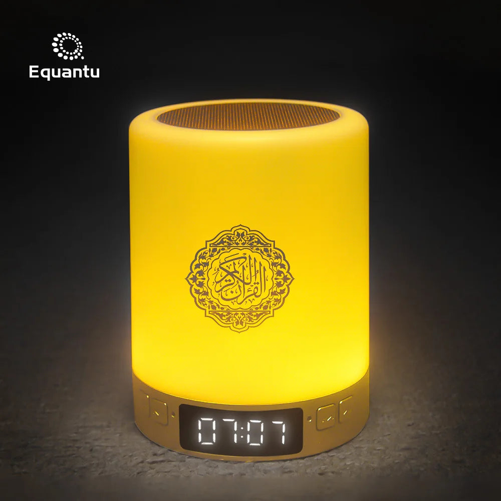 Azan-luz nocturna musulmana, Corán, portátil, inalámbrico, Caixa De Som, Altavoz Bluetooth, caja De sonido De música, lámpara sagrada Blutooth, Mini deflector