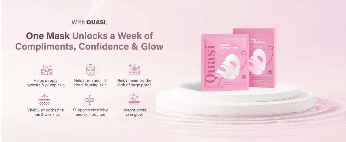 Mascarilla Facial de Colágeno Nocturna – Mascarilla Coreana Hidratante – Niacinamida y Colágeno de Bajo Peso Molecular – Reafirmante y Suavizante para la Piel